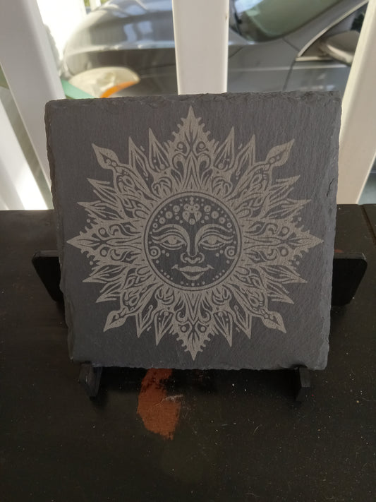 Genuine slate coasters